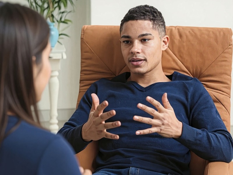 Identity and self-discovery therapy session