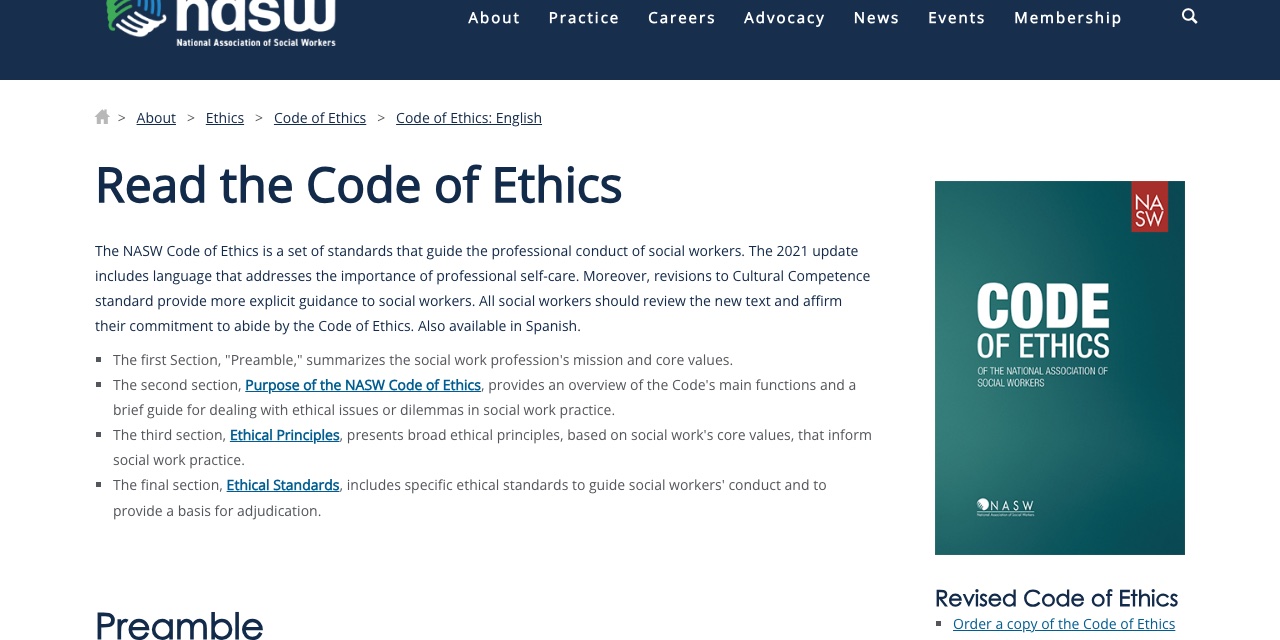 NASW Code of Ethics