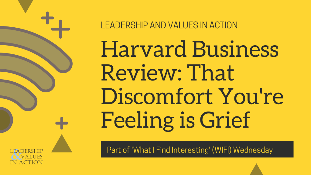 That Discomfort You’re Feeling Is Grief