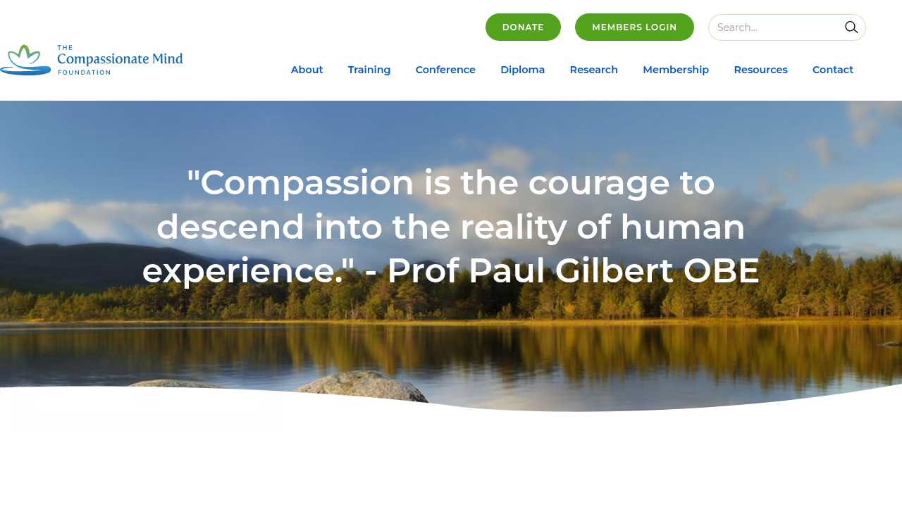 Compassion Focused Therapy