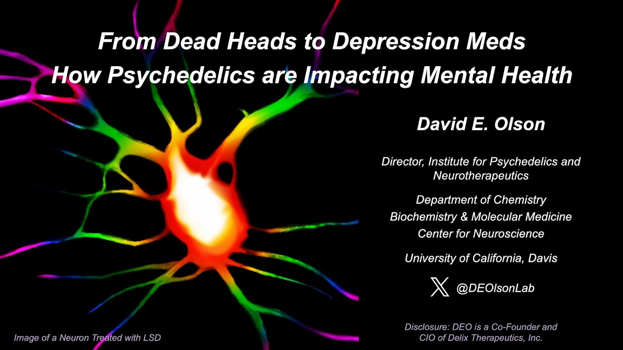 From Dead Heads to Depression Meds: How Psychedelics are Impacting Health with Dr. David Olson